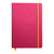 Rhodiarama Hardcover Notebook A5 Blank Raspberry