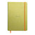 Rhodiarama Hardcover Notebook A5 Lined Anise Green