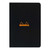 Rhodia Classic Notebook Stapled A4 Lined Black