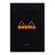 Rhodia Bloc Pad No. 13 A6 Lined Black