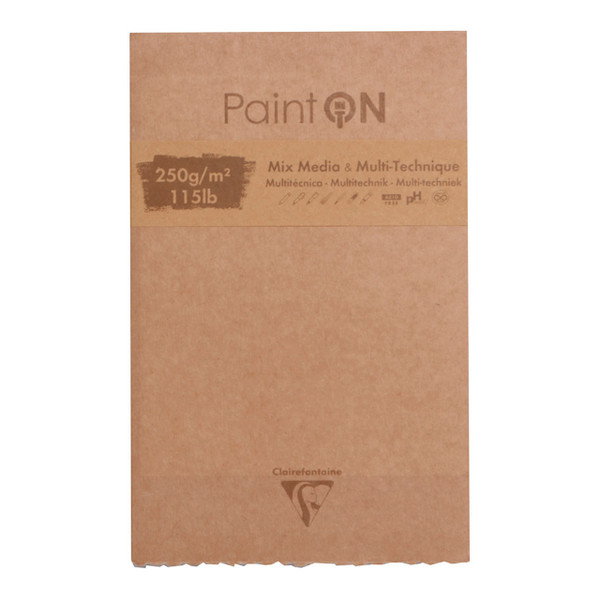 PaintON Pad Kraft Cover Assorted 14x21.5cm 50sh