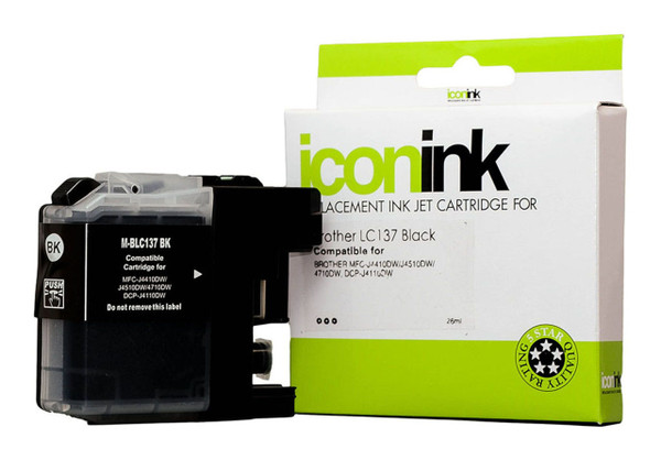 Icon Compatible Brother LC137 Black Ink Cartridge