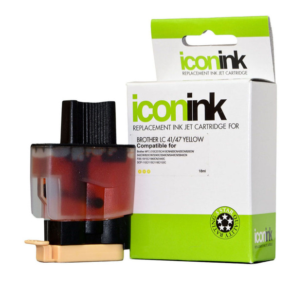 Icon Compatible Brother LC47 Yellow Ink Cartridge