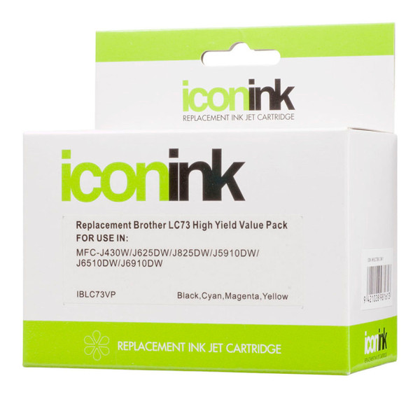 Icon Compatible Brother LC73 LC40 BCMY Ink Value Pack