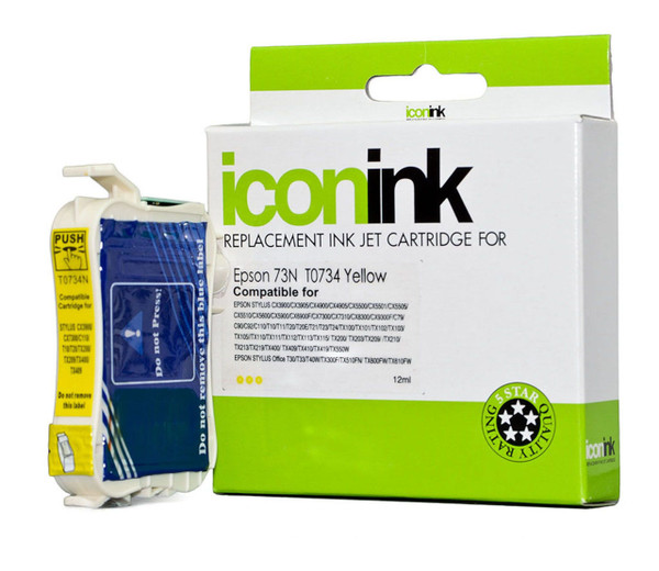 Icon Compatible Epson 73N Yellow Ink Cartridge