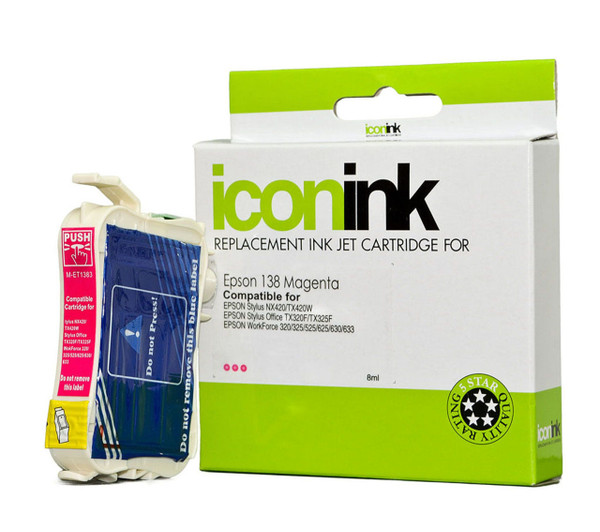 Icon Compatible Epson 138 Magenta Ink Cartridge