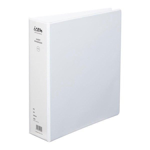 Icon Insert Binder A4 2D 50mm White