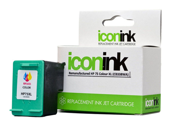 Icon Remanufactured HP 75 Colour XL Ink Cartridge (CB338WA)