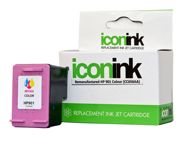 Icon Remanufactured HP 901 Colour XL Ink Cartridge (CC656A)