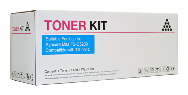 Icon Compatible Kyocera TK554 Cyan Toner Cartridge