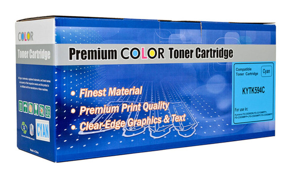 Icon Compatible Kyocera TK594 Cyan Toner Cartridge