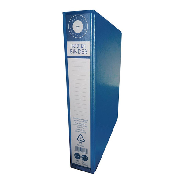 OSC Insert Binder A4 2D 38mm Blue