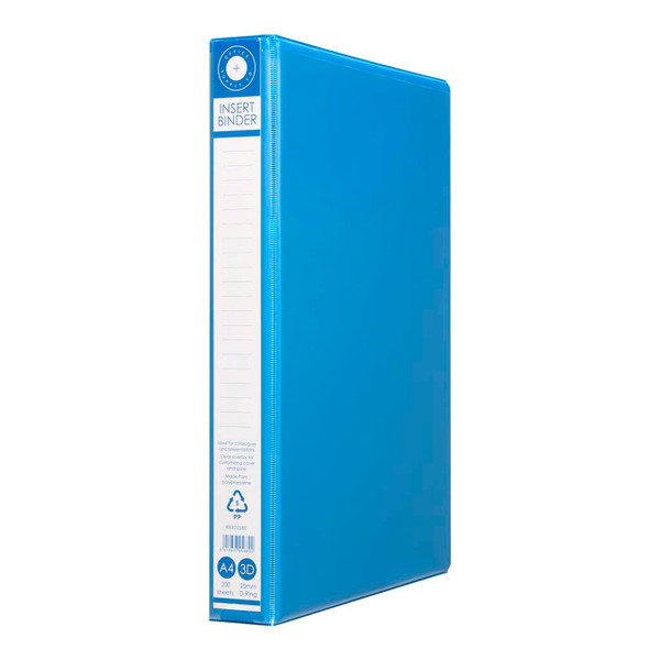 OSC Insert Binder A4 3D 25mm Blue