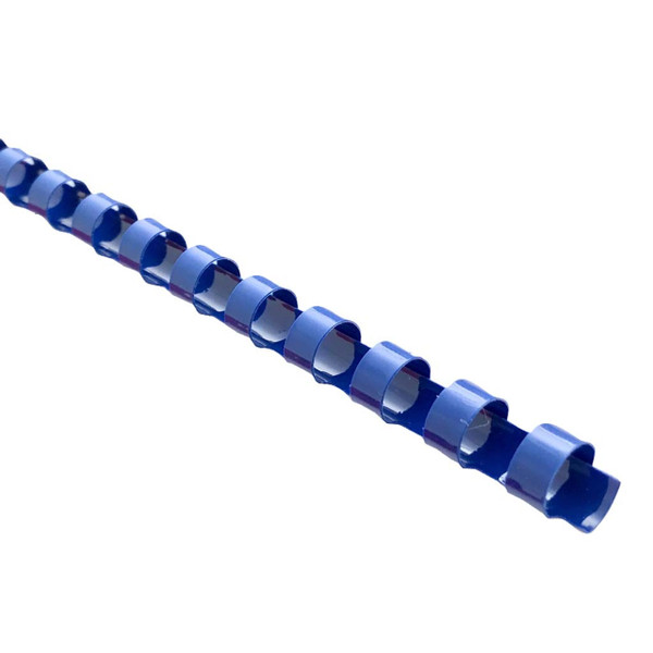 Icon Binding Coil Plastic 8mm Blue, Pack of 25