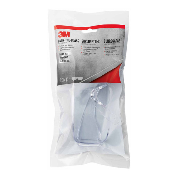 3M Over-The-Glass Eyewear 47110H1-C Anti-Scratch Clear INDENT ONLY