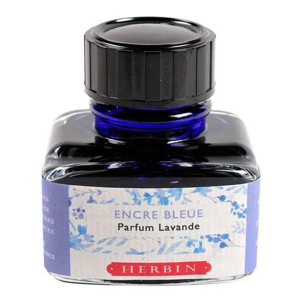 Herbin Scented Ink 30ml Blue, Lavender Scent