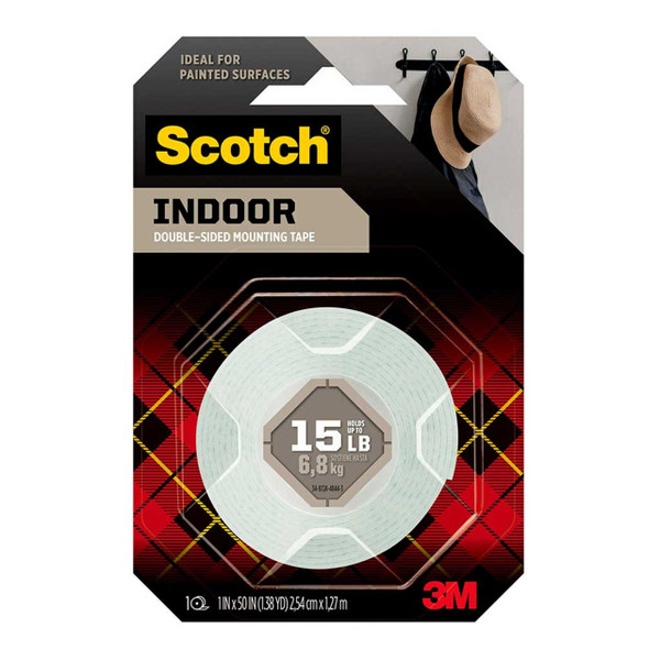 Scotch Indoor Mounting Tape 114S 25.4mmx1.27m