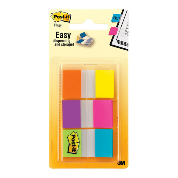 Post-it Flags 680-EG 25x43mm Alternating, Pack of 3