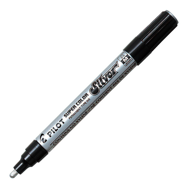 Pilot Super Colour Paint Marker Medium Silver (SC-S-M)