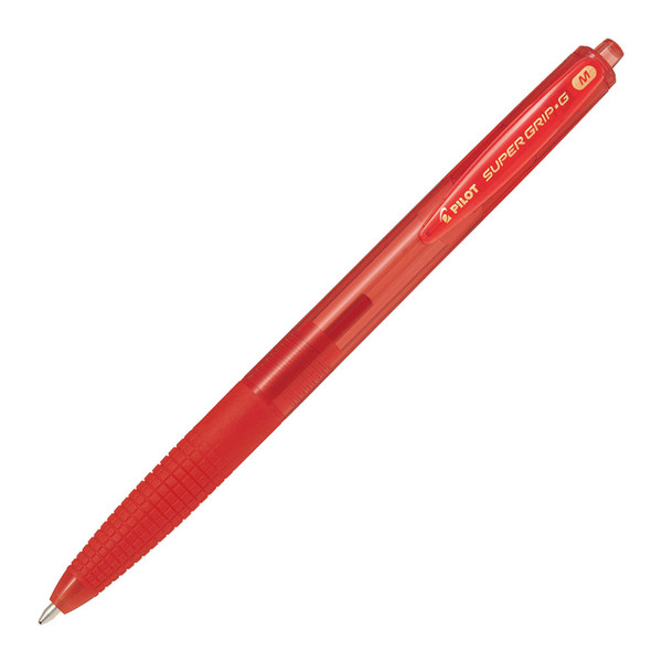 Pilot Super Grip G Retractable Ballpoint Medium Red (BPGG-8R-M-RR)