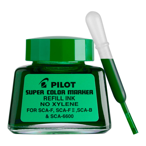 Pilot Super Colour Permanent Marker Refill Green 30ml (SCA-RF-G)