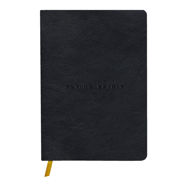 Flying Spirit Leather Journal A5 Lined Black