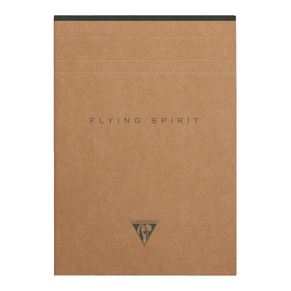 Flying Spirit Clothbound Notepad A5 Kraft