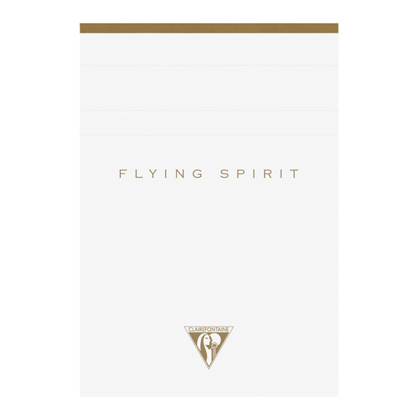 Flying Spirit Clothbound Notepad A6 White