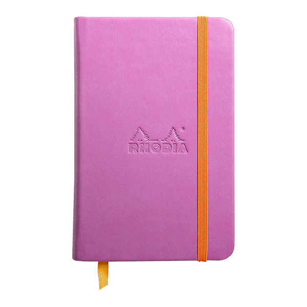 Rhodiarama Hardcover Notebook Pocket Lined Lilac