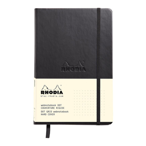 Rhodia Webnotebook A5 Dotted Black