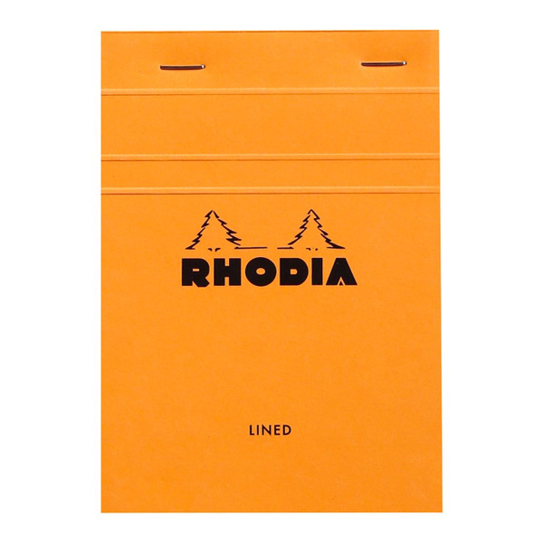 Rhodia Bloc Pad No. 13 A6 Lined Orange
