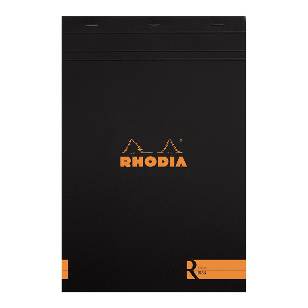 Rhodia le R Pad No. 18 A4 Blank Black