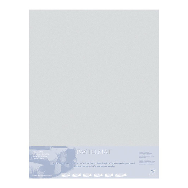 Pastelmat Mount Board 70x100cm Clear Grey, Pack of 5