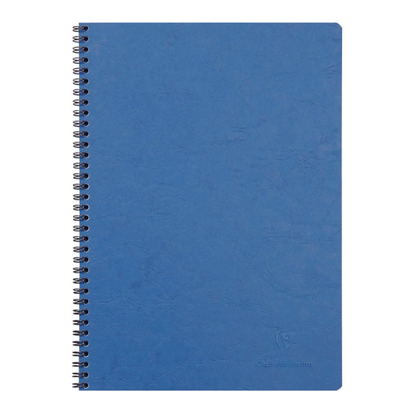 Age Bag Spiral Notebook A4 Lined Blue