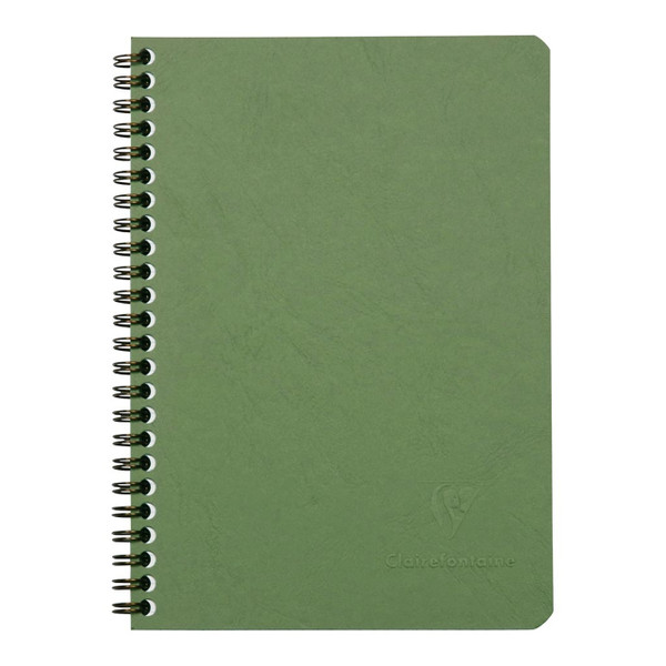 Age Bag Spiral Notebook A5 Lined Green