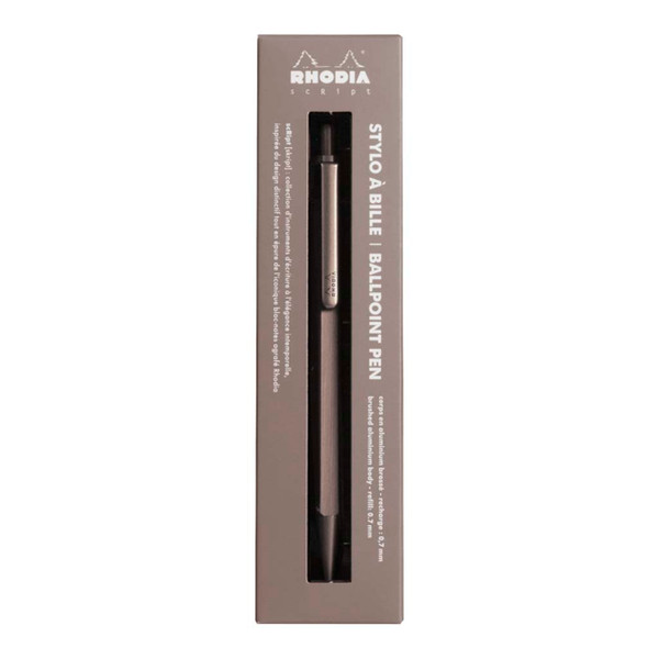Rhodia scRipt Ballpoint Pen Rosewood 0.7mm