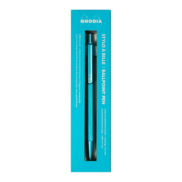 Rhodia scRipt Ballpoint Pen Turquoise 0.7mm