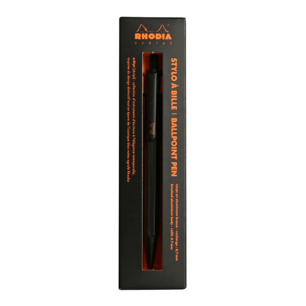 Rhodia scRipt Ballpoint Pen Black 0.7mm