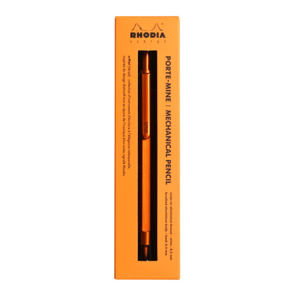 Rhodia scRipt Mechanical Pencil Orange 0.5mm