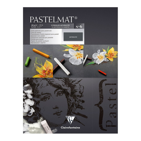 Pastelmat Pad No. 6 Anthracite 30x40cm