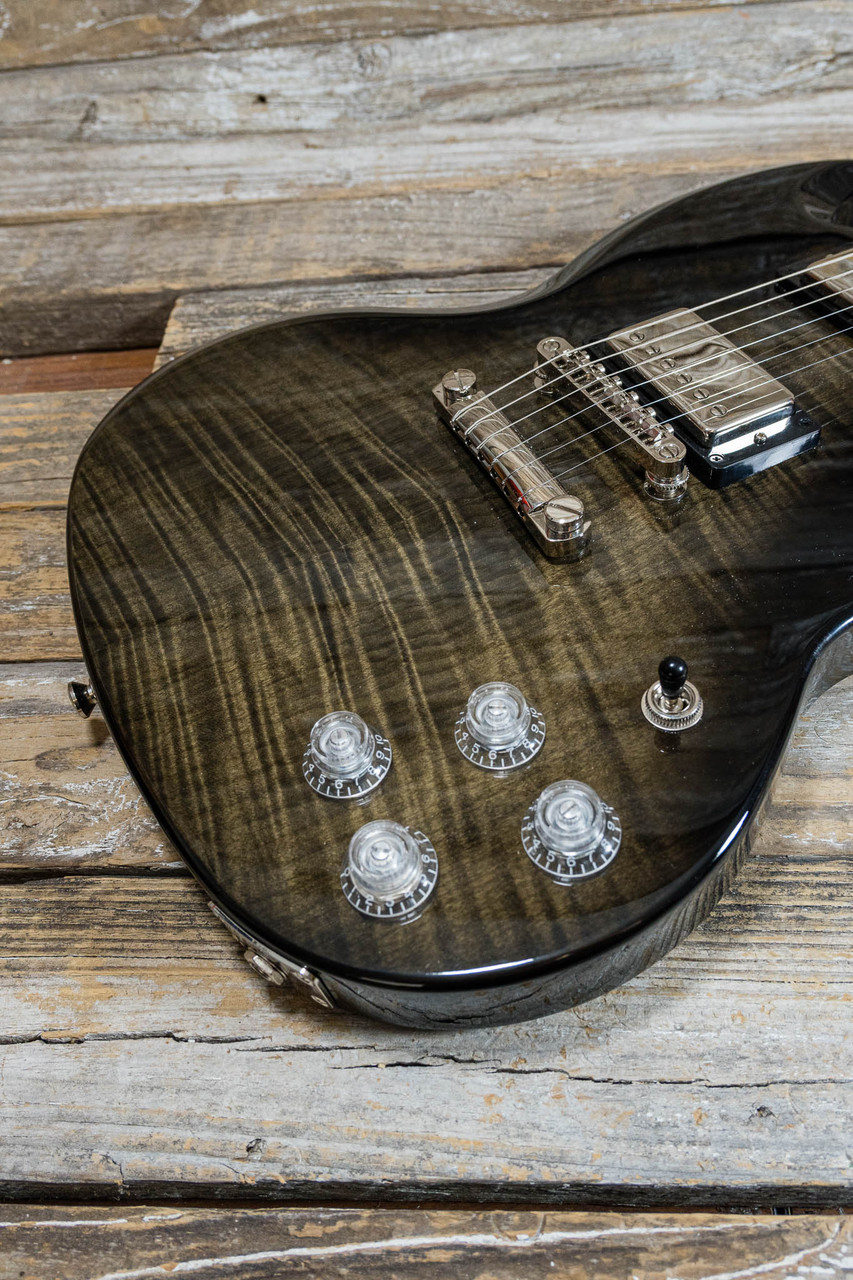Epiphone SG Custom Modern Figured - Translucent Ebony Burst