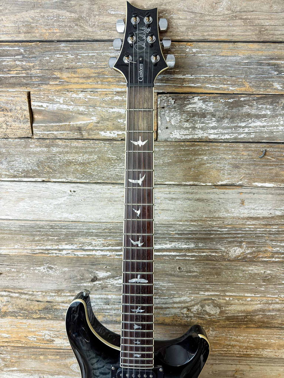 2020 PRS SE Custom 22 Semi-Hollow - Charcoal Burst w/Bg - Danny