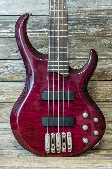 2000 Ibanez BTB 5 String - Deep Red w/Bg