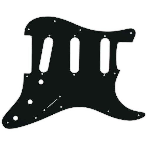 WD Custom Pickguard Fender 2017-2019 American Professional Stratocaster - Black
