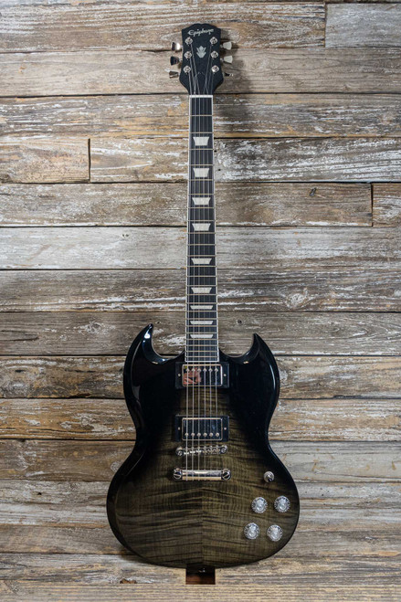 Epiphone SG Custom Modern Figured - Translucent Ebony Burst - Exclusive