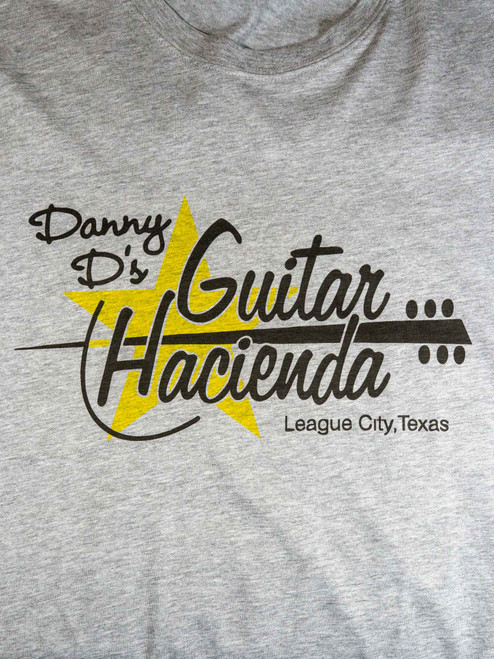 Danny D's Guitar Hacienda Logo T-Shirt - Grey