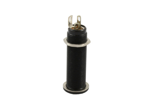 EP-0152-003 Switchcraft Black Stereo Long Threaded Jack EP-0152-003 Switchcraft Black Stereo Long Threaded Jack