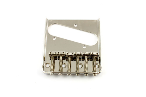 TB-0033-001 Nickel Vintage 6 Saddle Bridge for Telecaster® TB-0033-001 Nickel Vintage 6 Saddle Bridge for Telecaster®