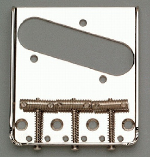 TB-0020-001 Nickel Vintage 3 Saddle Bridge for Telecaster® TB-0020-001 Nickel Vintage 3 Saddle Bridge for Telecaster®