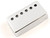 PC-0300-W01 49.2 mm Humbucking Pickup Cover Set - Nickel With 2-3/32 Bridge